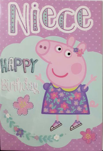 Picture of PEPPA PIG NIECE BIRTHDAY CARD